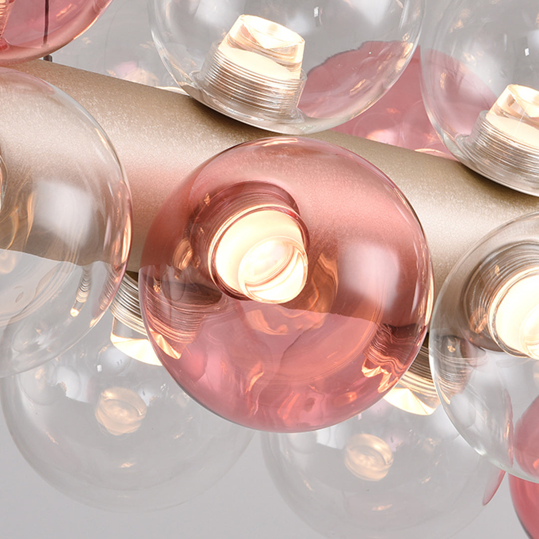 Aurelia Glass Bubble Table Lamp – Nordic Minimalist LED Desk Light