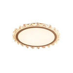 Lumière Rond LED Flush Mount Ceiling Light in White