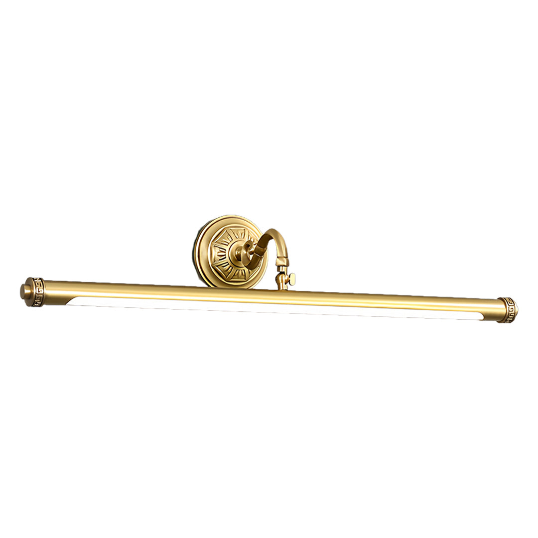 European Pure Copper Vanity Light in Gold for Bathroom Mirror