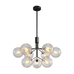 Solid Copper Glass Ball Chandelier | Modern Luxury Pendant Light