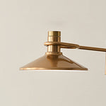 Aurelia Vintage Gold Floor Lamp – Adjustable Mid-Century Reading Light