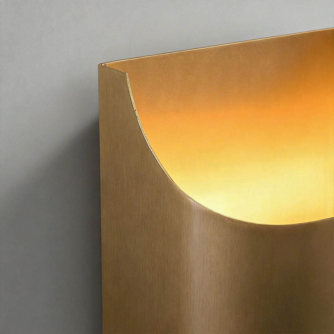 Modern Brass Up and Down Wall Sconce for Refined Interiors