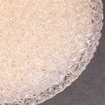 Lumière Crystal Flush Mount Ceiling Light in Chrome and Glass