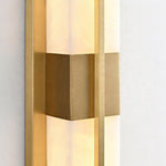 Modern Gold Outdoor Wall Light – Waterproof Linear LED Sconce