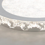 Lumière Rond LED Flush Mount Ceiling Light in White