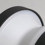 Modern Bollard Path Light in Sand Black Stainless Steel for Garden Walkways