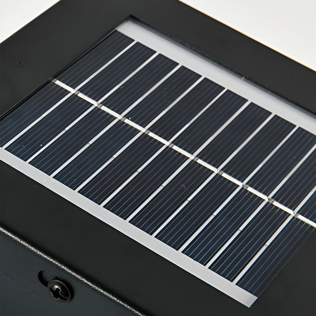 Modern Solar Bollard Light with Remote Control for Pathways and Gardens