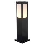 Modern Solar Bollard Light with Remote Control for Pathways and Gardens