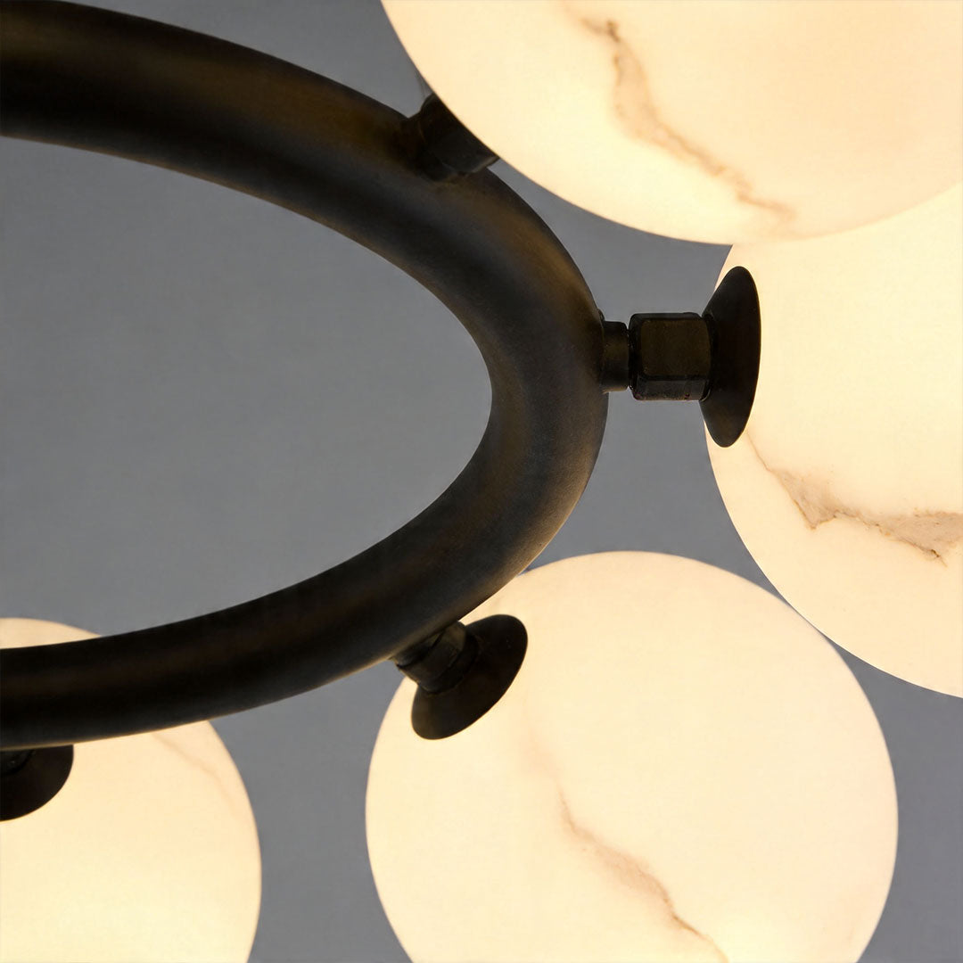 Bubbles Glass Modern Chandelier – Minimalist Designer Ceiling Light