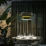2024 Nordic Glass Hanging Lamp For Ceiling Led Home Decor Lustres Big Glass Kitchen Pendant Light Dining Table Living Room