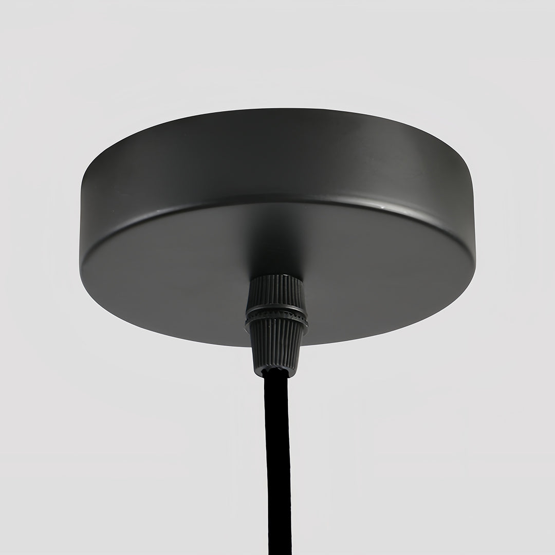 Acoustic Felt Pendant Light with Iron Frame, Modern Single Ceiling Lamp