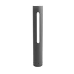 Cylinder LED Path Light in Matte Black for Modern Landscape