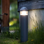 Modern LED Bollard Pathway Light – Black Aluminum Garden Pole
