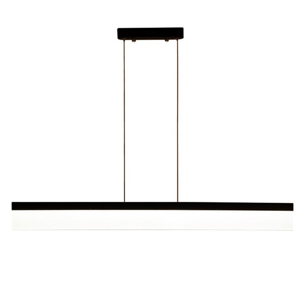 Linear LED Pendant Light in Aluminum and Acrylic for Modern Interiors