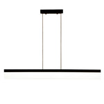 Linear LED Pendant Light in Aluminum and Acrylic for Modern Interiors