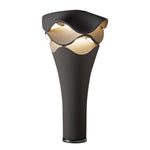 Wave Path Light – Modern Aluminum Bollard for Garden & Landscape