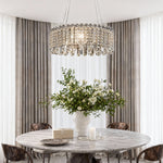 Lumina Crystal Chandelier – Modern Minimalist Pendant for Elegant Interiors