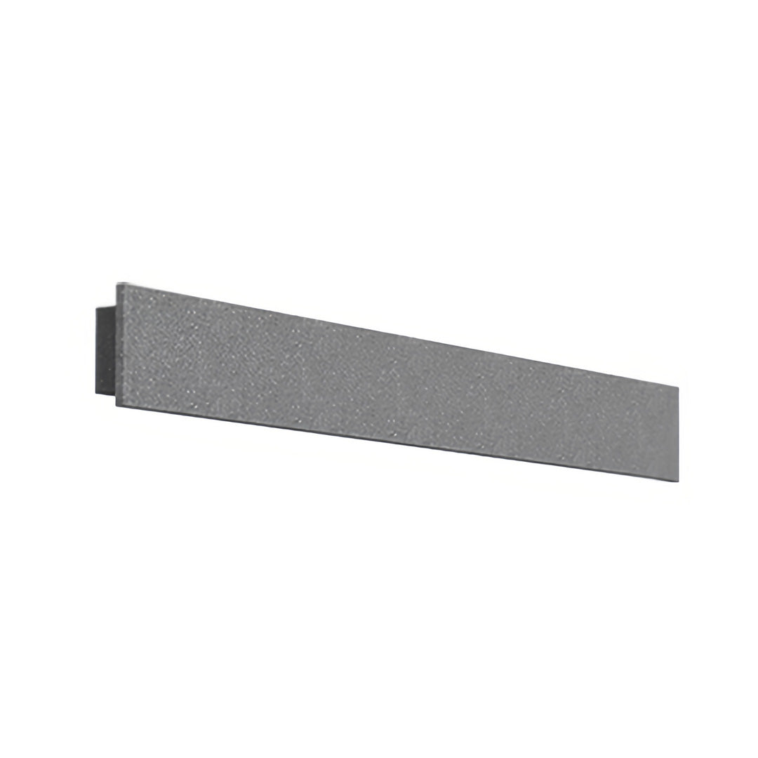 Modern Concrete Outdoor Wall Sconce with Warm LED Light, IP65 Waterproof Linear Fixture