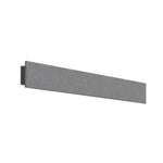 Modern Concrete Outdoor Wall Sconce with Warm LED Light, IP65 Waterproof Linear Fixture