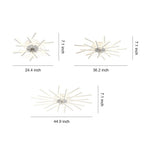 Aurelia Iron Ceiling Fan with Dimmable LED Light – Modern Flush Mount