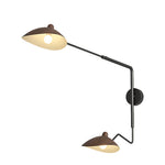 Swing Arm Wall Sconce with Full Spectrum LED, Industrial Modern
