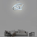 Lumina Wave Crystal LED Chandelier in Stainless Steel
