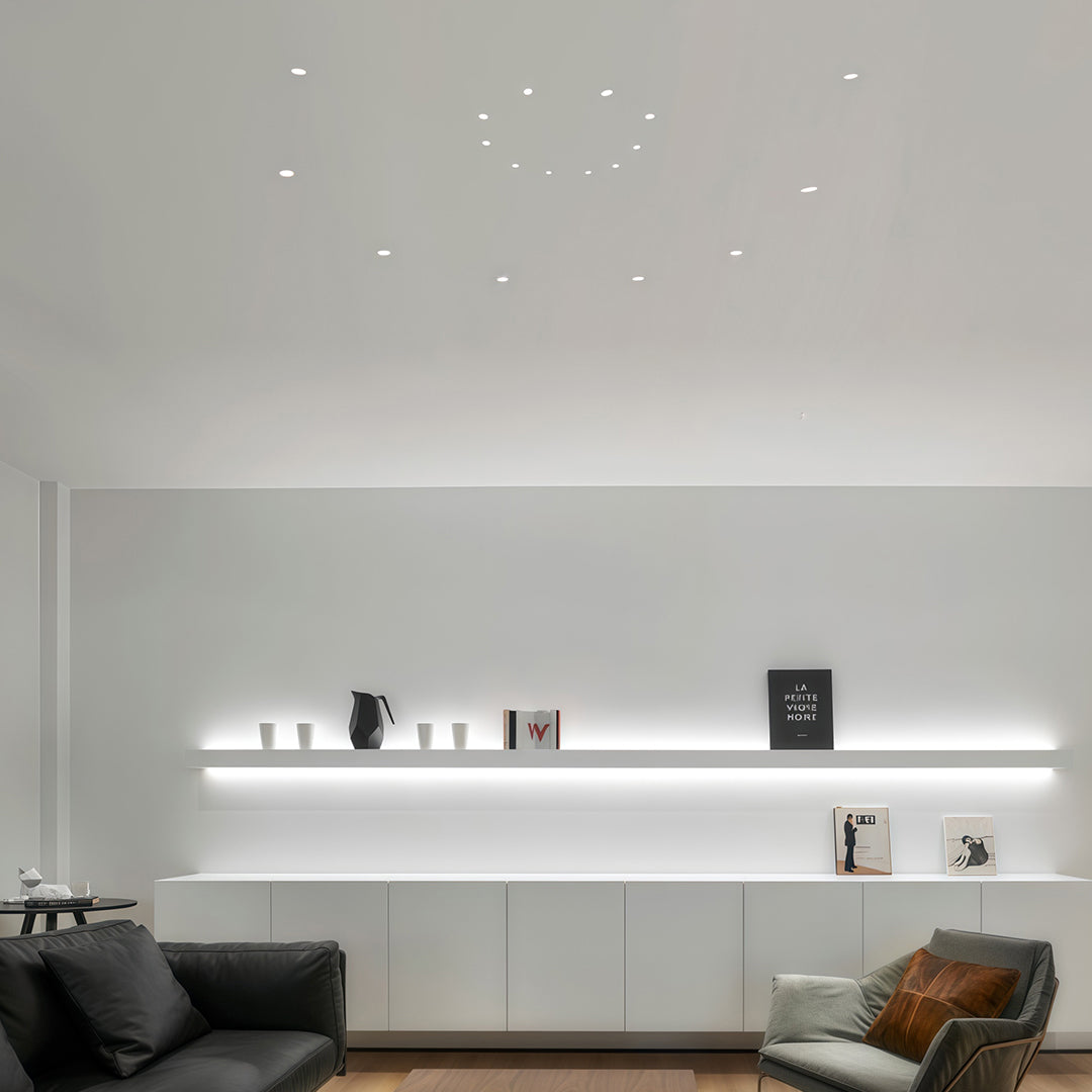 Miniature Recessed LED Spotlight with Anti-Glare Optics for Modern Ceilings