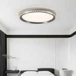 Lumina Round Flush Mount LED Ceiling Light in Minimalist Aluminum