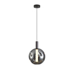 Modern Drum Pendant Light with Branch Design, Minimalist LED Ceiling Lamp