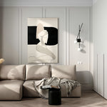 Linear Double Wall Sconce in Iron and Glass, Modern Minimalist Lighting