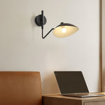 Swing Arm Wall Sconce with Full Spectrum LED, Industrial Modern