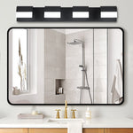 Modern Black Vanity Light for Bathroom Makeup Mirror – LED Wall Sconce