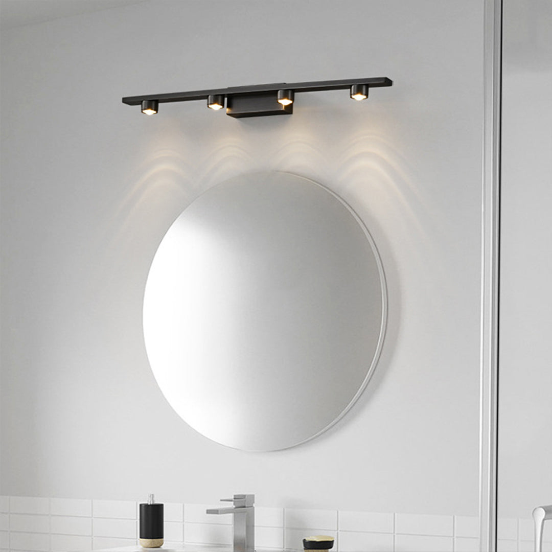 Minimalist LED Vanity Light Bar for Bathroom Mirror – Modern Black Wall Mount