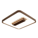Aura Bladeless Ceiling Fan with Integrated LED Light | Modern Flush Mount