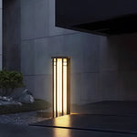 Modern Stainless Steel Bollard Path Light with Solar Option
