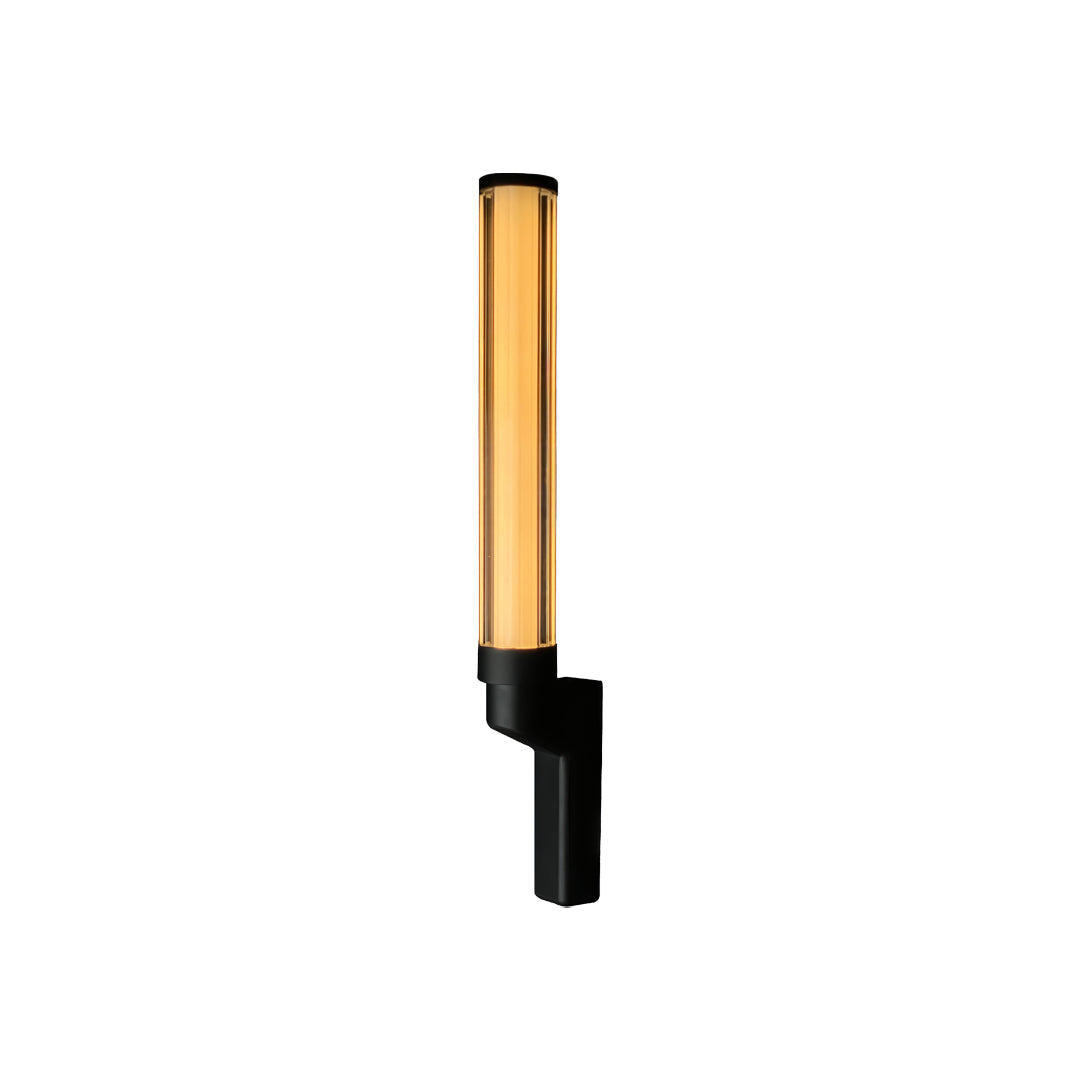 Modern Outdoor Wall Sconce with Clear Glass Shade and LED