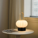Aurora Lantern Table Lamp – Portable Nordic LED Accent Light with Dimmable Warm to Cool Glow