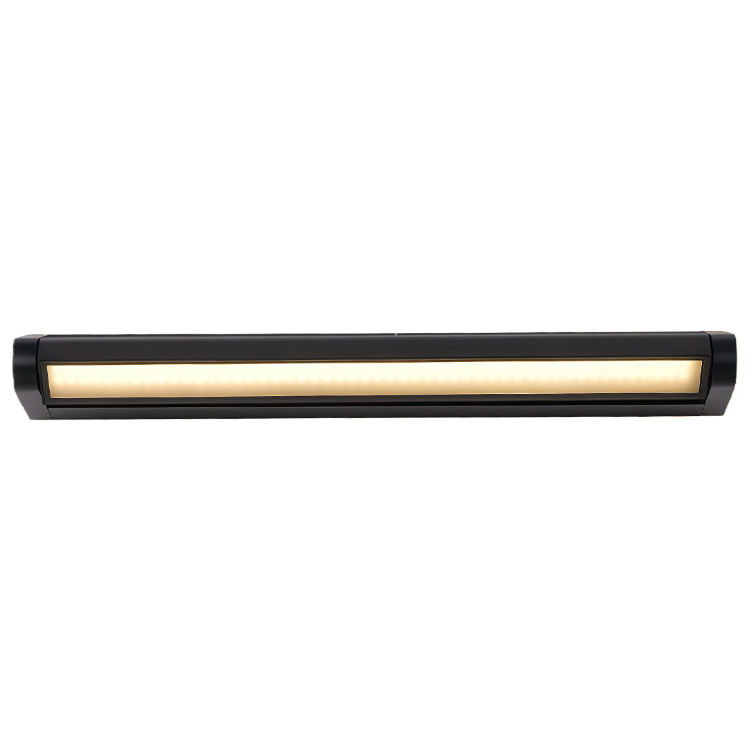 Rotatable Linear LED Wall Sconce in Black Aluminum