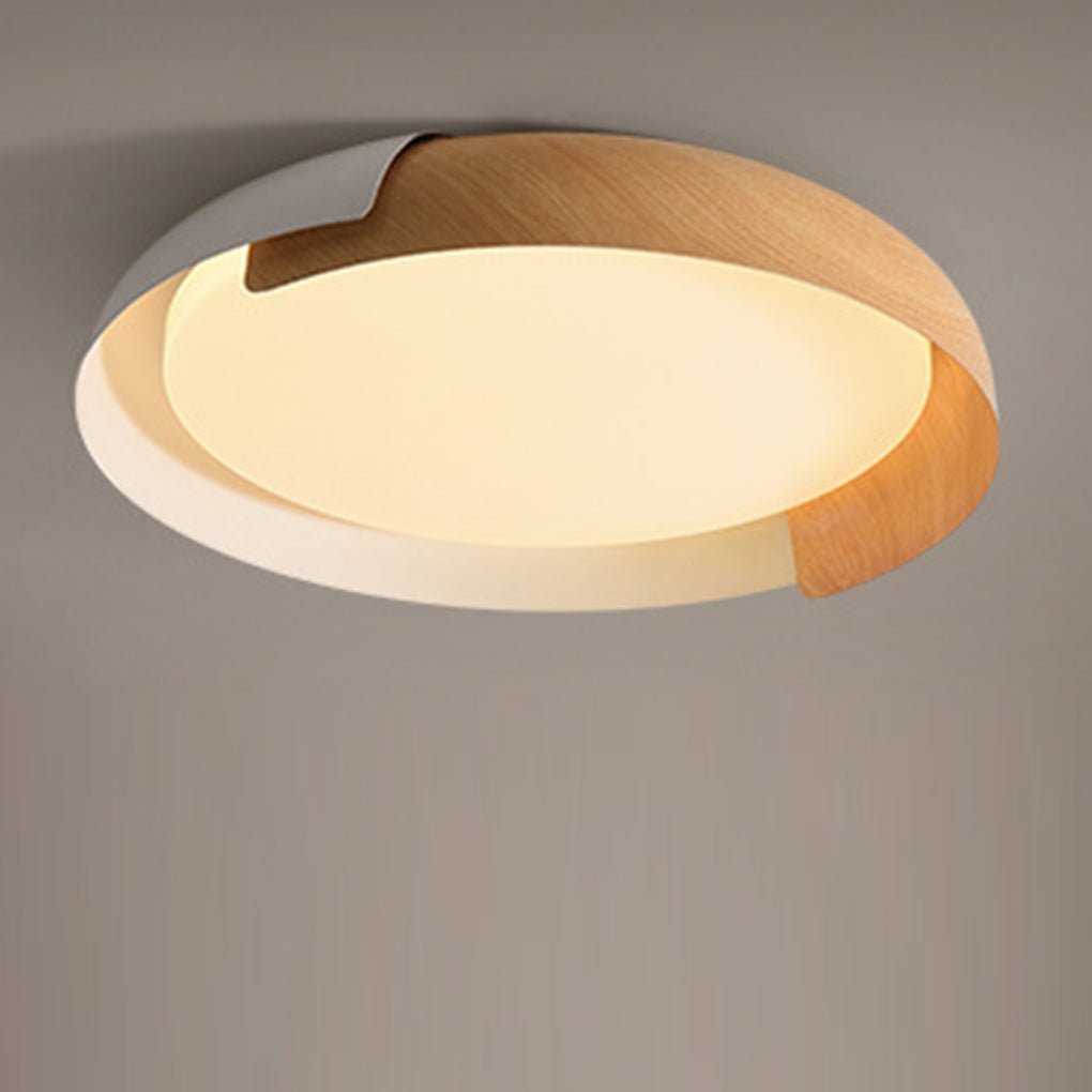 Minimalist Led Stepless Dimming Personality Round Ceiling Light For Bedroom