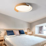Minimalist Led Stepless Dimming Personality Round Ceiling Light For Bedroom