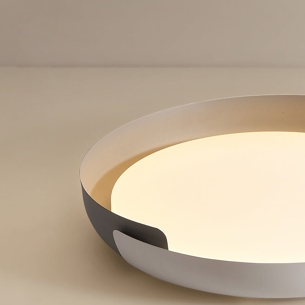 Minimalist Led Stepless Dimming Personality Round Ceiling Light For Bedroom