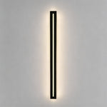 Linear LED Wall Sconce in Black Iron with Acrylic Diffuser