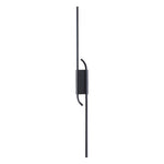 Modern Black Aluminum LED Linear Wall Light for Bedroom and Living Room