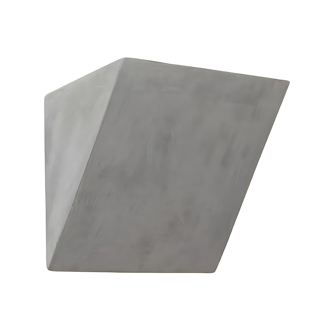 Cement Wall Sconce with Upward Light for Modern Interiors