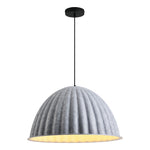 Nordic Pumpkin Felt Pendant Light with Acoustic Design
