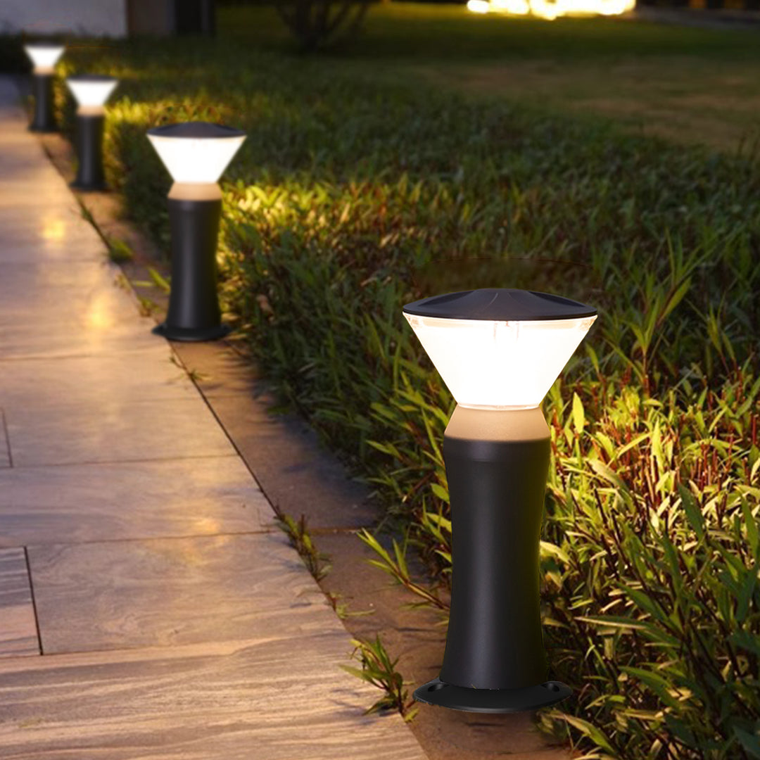 Modern Minimalist Outdoor LED Bollard Light for Pathways & Gardens
