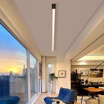 Minimalist LED Ceiling Light with Stepless Dimming and Remote Control