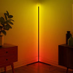 Remote Control Rgb Dimmable Led Corner Floor Lamp