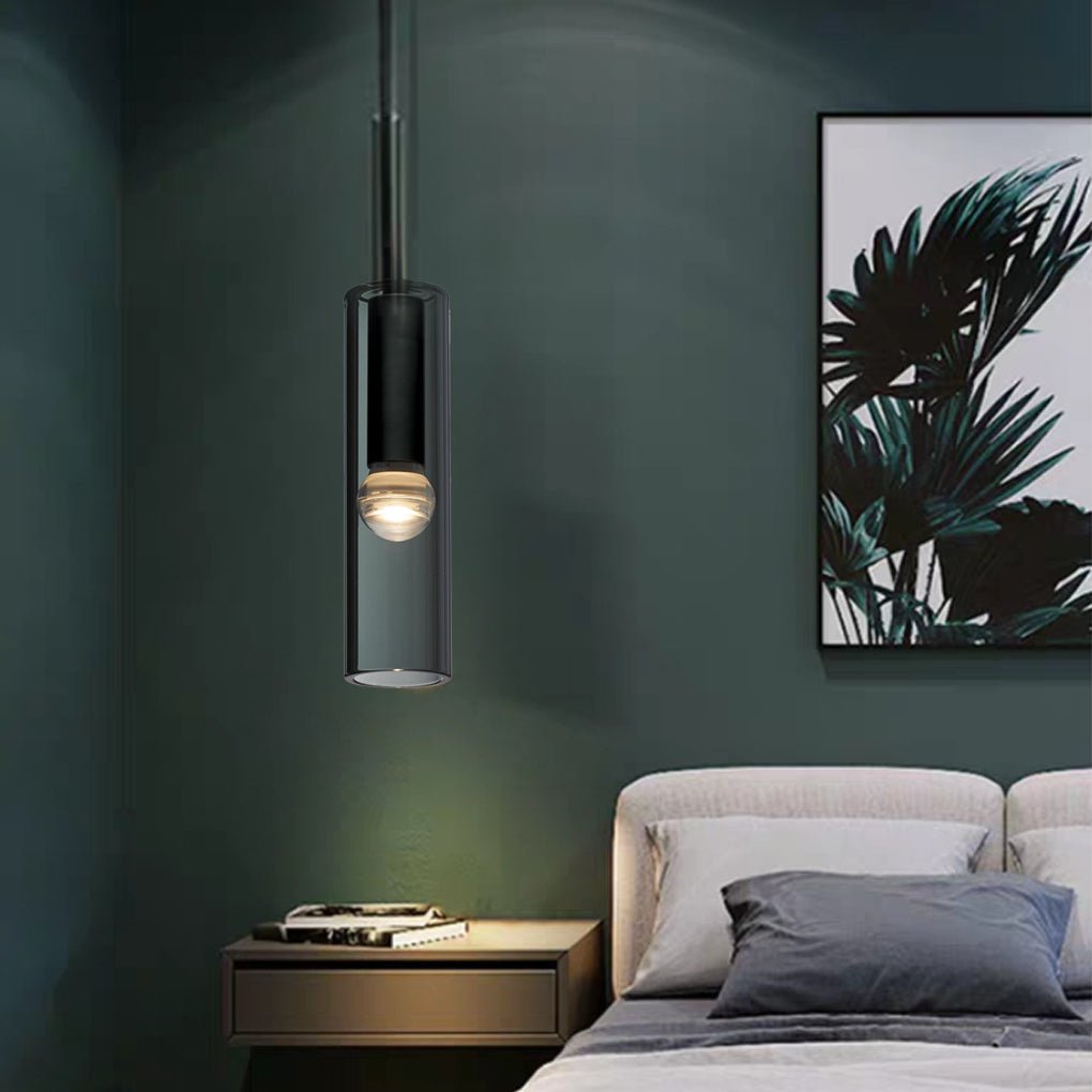 Minimalist Unique Linear Glass Chandelier For Living Room Background Wall Dining Room