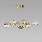 Modern LED Chandelier with Magic Bean Glass Shades – 9 or 16 Lights